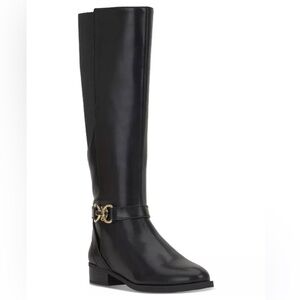 I.N.C. International Concepts Faron Knee High Riding Boot Size 5 In Black